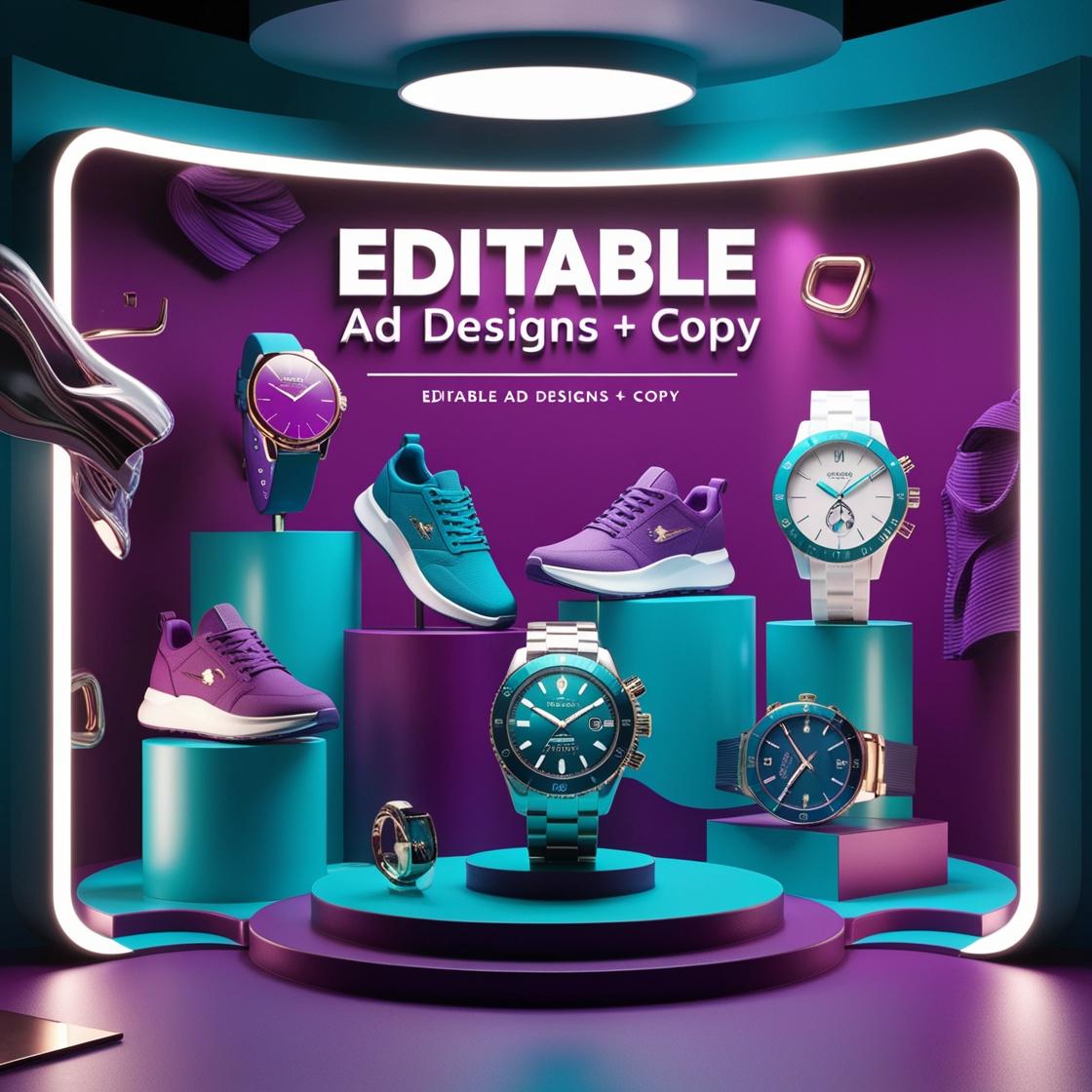 Editable Meta Ad Designs + Copy (High Converting)