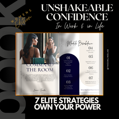 Unshakeable Confidence™ — The Women's Elite Workbook Series (Part 1 of 5)